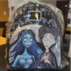 Loungefly Corpse Bride Emily and Victor GLOW in the Dark Mini Backpack 2022 SDCC